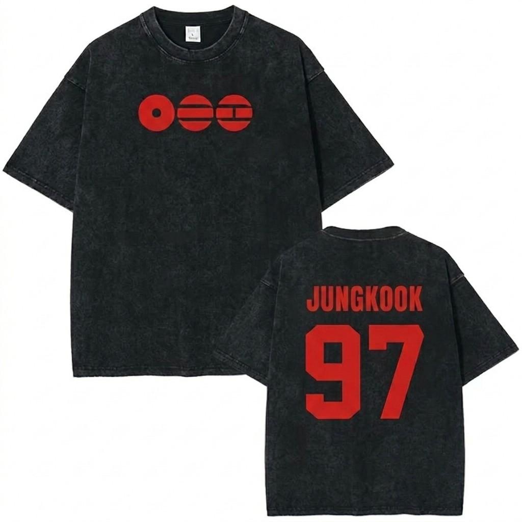 Two Side BTS Arirang World Tour 2026 Seven Member BLACK Washed T-shirt S-5XL S разноцветный