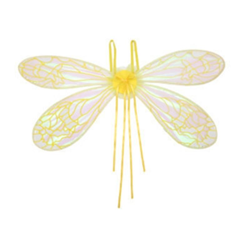Dress Up Cicada Wing Light Up Dragonflies Wing Halloween Costume Wing LED Elves Wing Princess Wing for Women Girls Teens