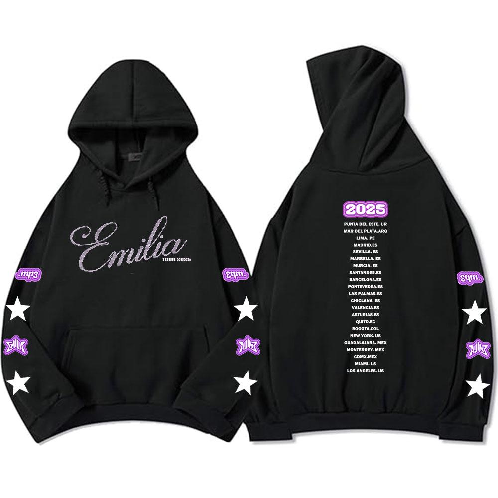 

Men Women Clothes Emilia Mernes Singer Graphic Hoodies Fashion Long Sleeve Hooded Pullovers Autumn Sweatshirt Casual S