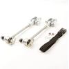 Barras Estabilizadoras Dianteiras Desconectáveis Rapidamente para Jeep Cherokee XJ com Suspensão Elevada de 3-4.5 Polegadas 84-01, para Jeep Wrangler TJ/LJ com Suspensão Elevada de 0-2 Polegadas