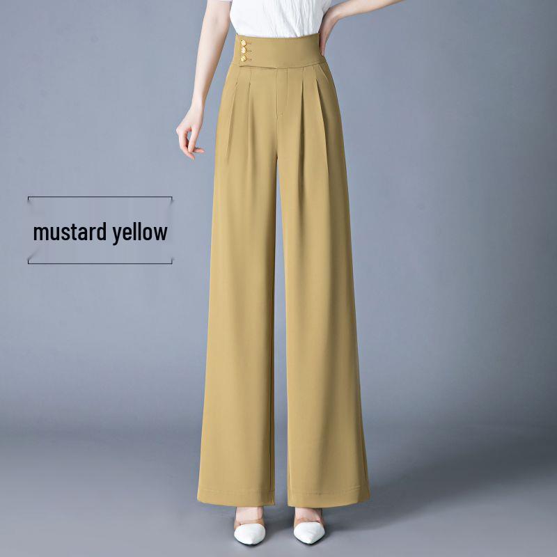 

Women s High-Waisted Wide-Leg Pants - Spring 2025 Slimming, Fashionable, Versatile Casual Wear 2XL fits 119-130 lbs