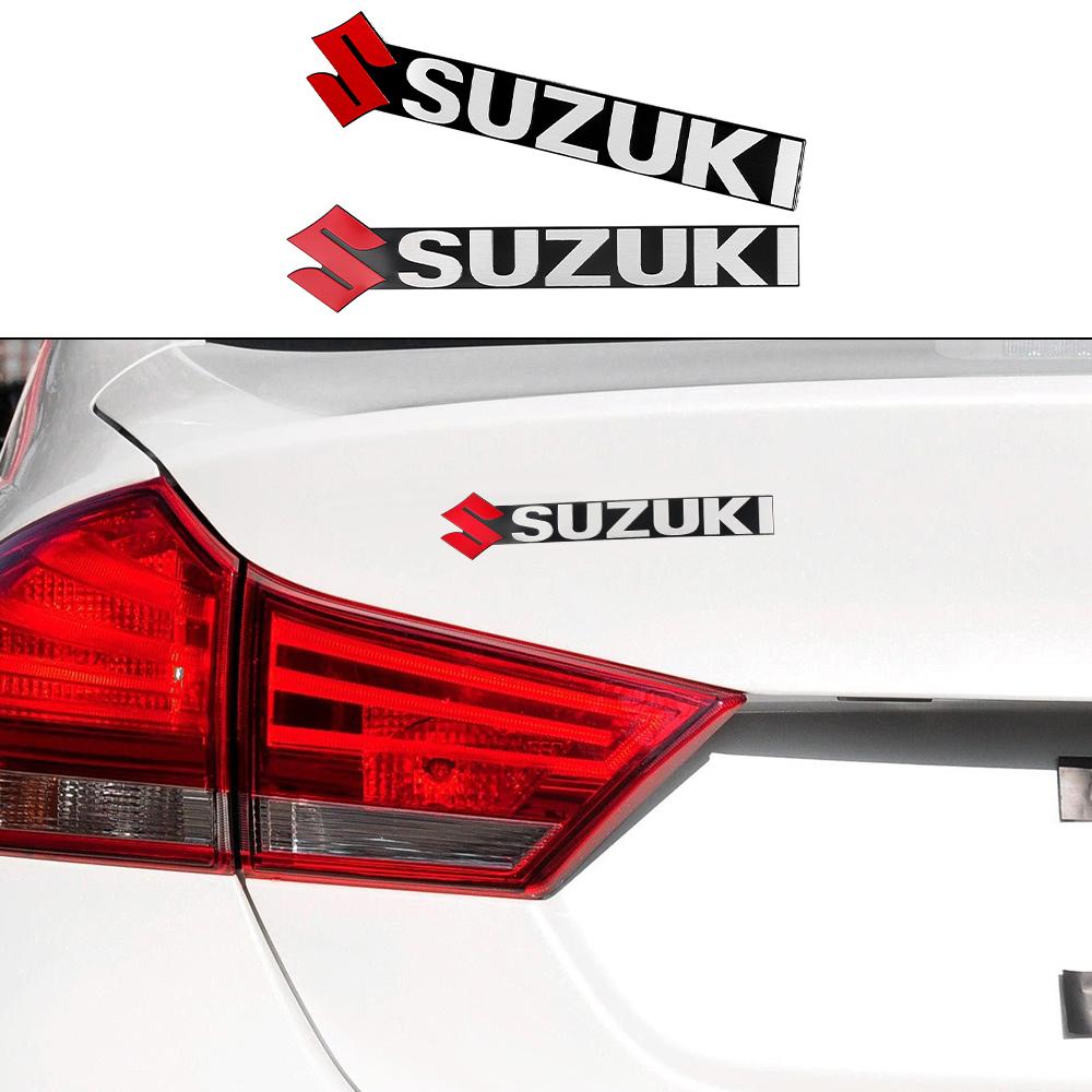 1/2pcs Car Stickers Auto Body Trunk Emblem Decor Decal For Suzuki New Alto Swift Tianyu Escudo Samurai SX4 Shangyue Ruiqi Baleno