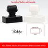 Personalized Name Stamp and Handwritten Signature Seal, Custom Engraving 10,000 Uses