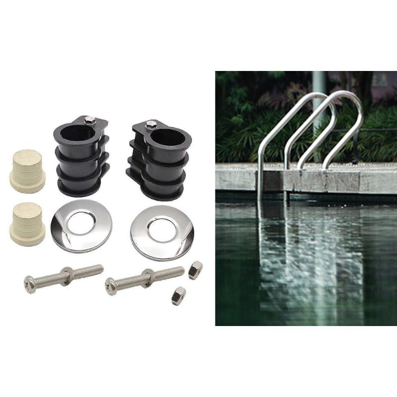 Corrosion Resistant Stainless Steel Swimming Pool Ladder Accessories Replacement Kits For Home And Public Pool Use