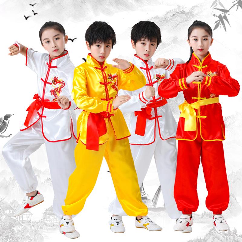 Kids' Wushu and Kung Fu Performance Uniforms: Dragon & Lion Dance, Tai Chi Costumes