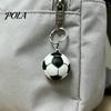 Keychain Pendant with LED Light, Realistic Football Design Keyring, Compact Bag Decoration Night Light Gift for Fans