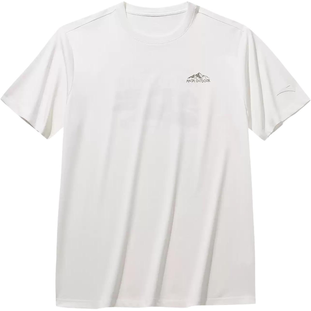 Anta Outdoor Series Simple Letter Print Versatile Casual Short Sleeve T-Shirt Men tops 152626117-1 M