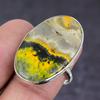 Bumble Bee Jasper Handmade 925 Sterling Silver Jewelry Ring Size 8.5 G0g47