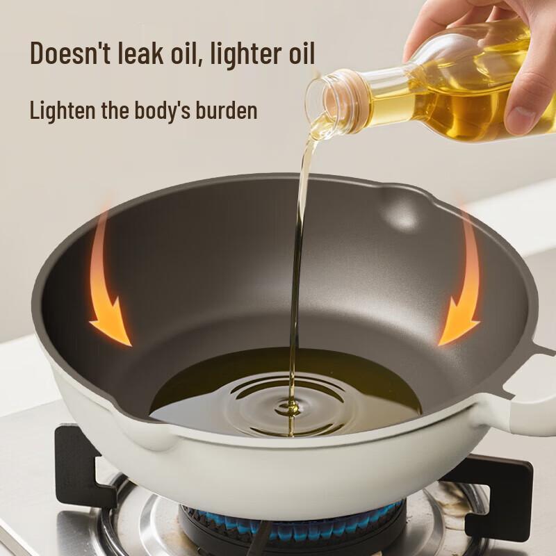 BEAR Non-Stick Titanium Flat-Bottom Frying Pan