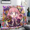 Anya Forger Cozy Warm Style Flannel Blanket Print Comfortable for Indoor Picnic Bedroom Sofa.-TING