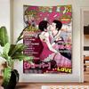Anime NNANA Shoujo Manga Anime Tapestry Hanging Tarot Hippie Wall Rugs Dorm Home Decor