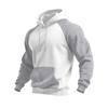 Новая Осенняя Ainter Стиль Outdoor Sports Реглан Контрастный Цвет Худи Модный Трендовый Универсальный Мужские Топы