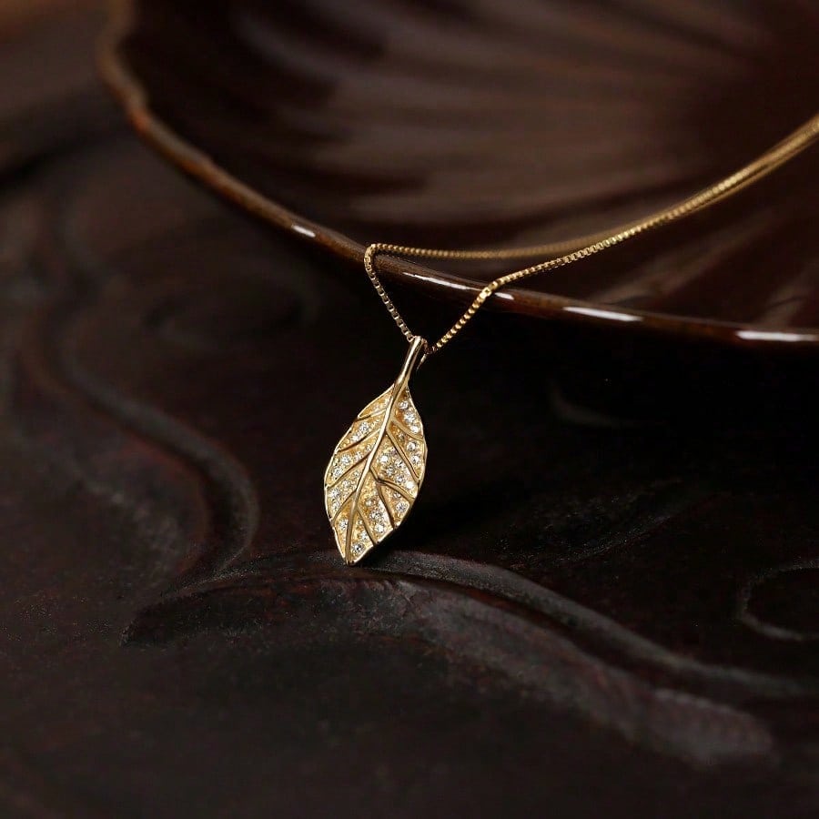 

1 pc Bohemian Leaf Pendant Necklace Fine Women s Pendant,Elegant Refined Style Ideal For Everyday Festival Wear,Gift Ideal Gift.