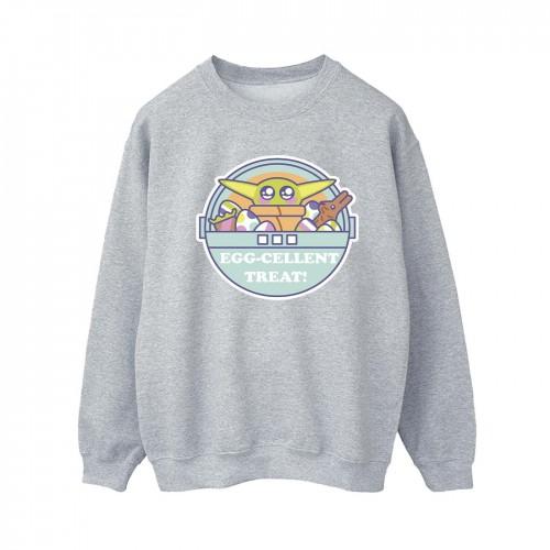 STAR WARS Womens/Ladies The Mandalorian Eggcellent Easter Sweatshirt
