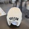 Children's Ear Caps Knitted Autumn and Winter Warm Boys and Girls Winter Windproof Versatile Pullover Baby Wool Hat