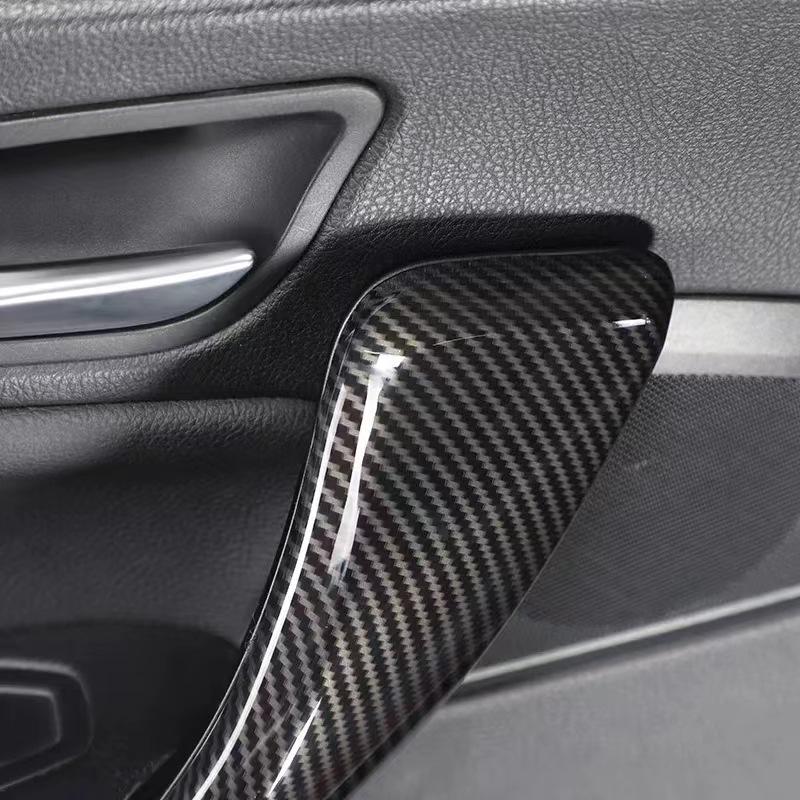 Applicable12-17Bmw1 2SeriesF20 F21 F22F23Interior Door Handle Carbon Fiber Pattern Interior Armrest