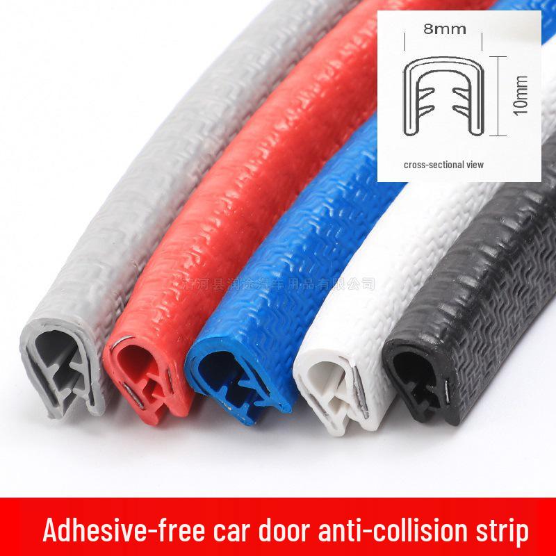 Car Door Anti-Collision U-Shaped Rubber Edge Trim Protector