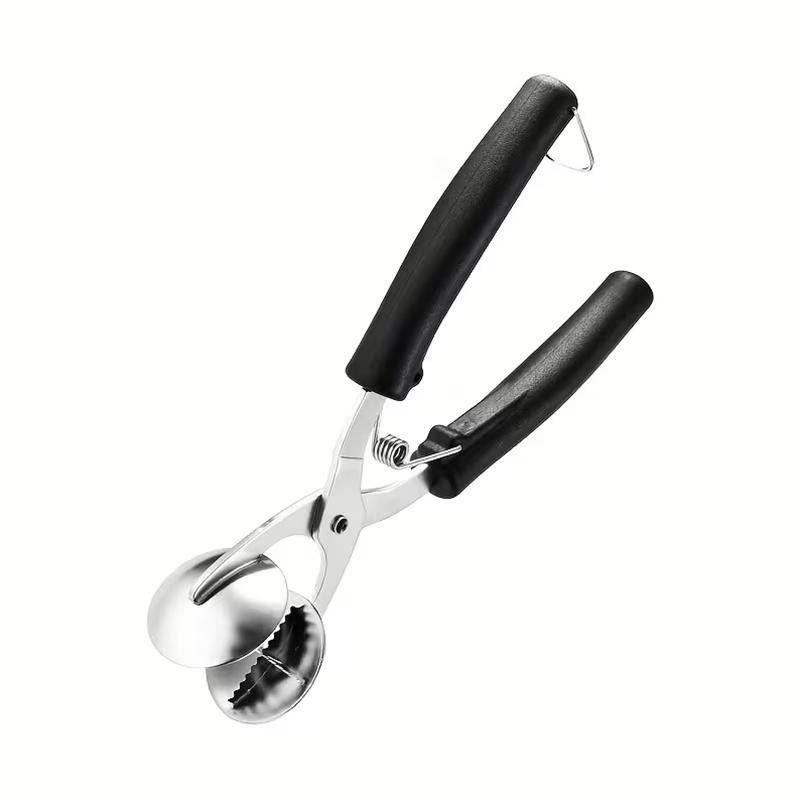 

Chestnuts Opener Clip Nut Cracker with 304 Stainless Steel Blade Walnut Cracker Sheller Metal Walnuts Pliers Kitchen Walnut Tool чорний