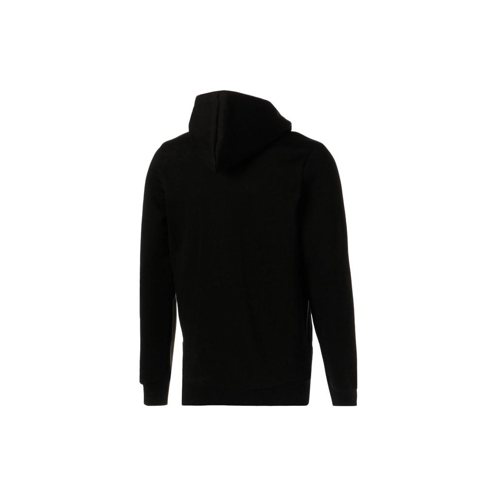 Puma Letter Print Hooded Cardigan Sweatshirt Men sweatshirt Black 84724201