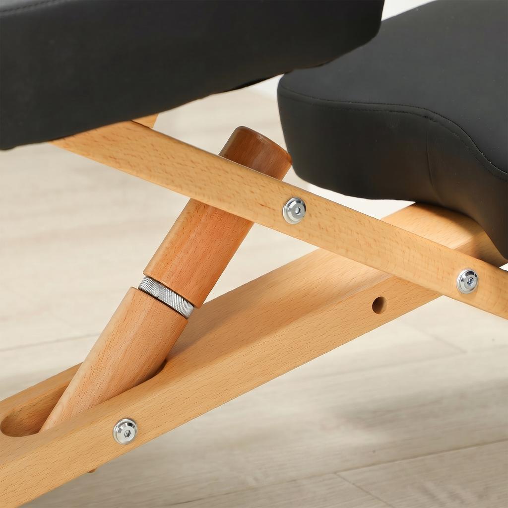 Kneeling Chair Ergonomic Kneeling Stool with Wheels Seat Stool to Improve Neck Pain for Home and Office