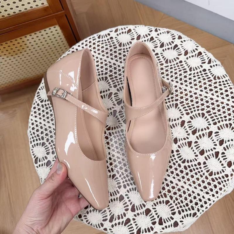 Small Man Inner Height Increase Mary Jane Shoes Women's Summer New Small Leather Shoes Versatile and Beautiful Fashion Shoes