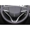 For Cadillac XT6 2020-22 Carbon Fiber Car Steering Wheel U Type Cover Trim 3PCS