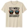 See The World Differently Camping Adventure Graphic TShirt