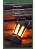 Portable Solar Camping Lantern LED Cold and Warm Dimming 3 Lighting Modes Camp Light Outdoor Hiking Climbing Camping Tent Lamp