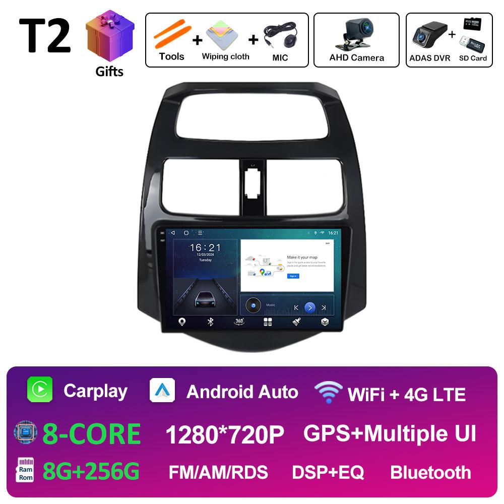 Intelligent System GPS Navigation For Chevrolet Spark Beat Matiz Creative 2009 2010 2011 - 2016 Cooling fan Android Auto No 2din