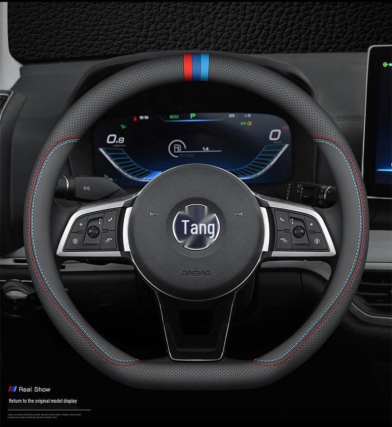 Suitable Steering Wheel Cover for BYD Models: Qin, Song, Song Pro, Song MAX, E2, Plus, Tang, F3, Surui, E5, Yuan, S7, Han, S6