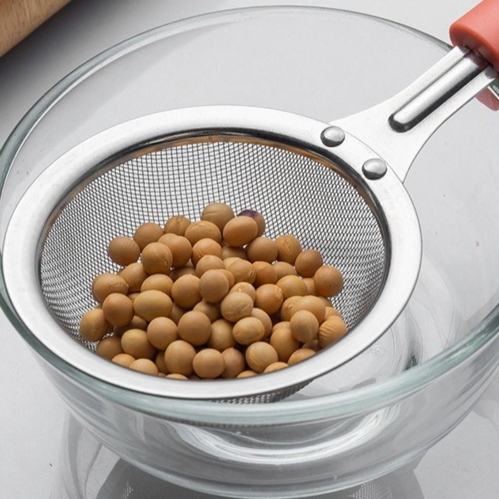 Easy to Clean Matcha Sifter Stainless Steel Cocktail Sieve Portable Food Sifters  for Kitchen