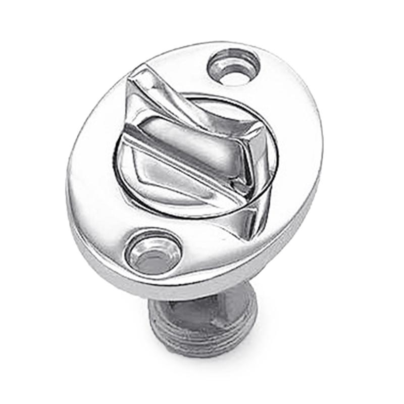 Marine Drain Plug Stern Wire Plug Bilge Sewage Outlet Kayak Boat Drain for Valve 316 Stainless Steel Replacement Repair