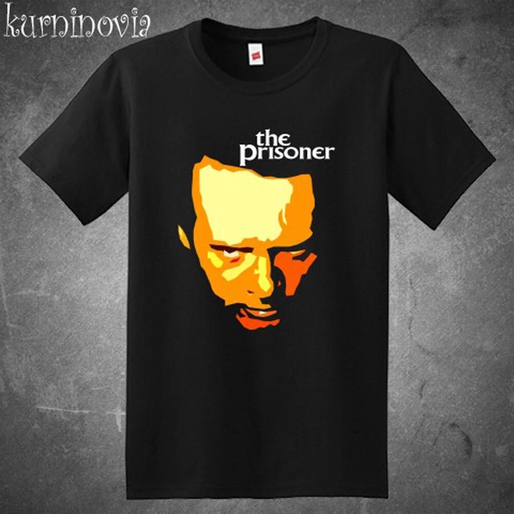 The Prisoner Retro TV Show Men s Black T-Shirt Tee Top Unisex S