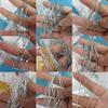 Nail Art Nail Art Jewelry Steel Ball Chain Ultra-Fine Metal 6-Grid Mixed Turntable Jewelry Decoration