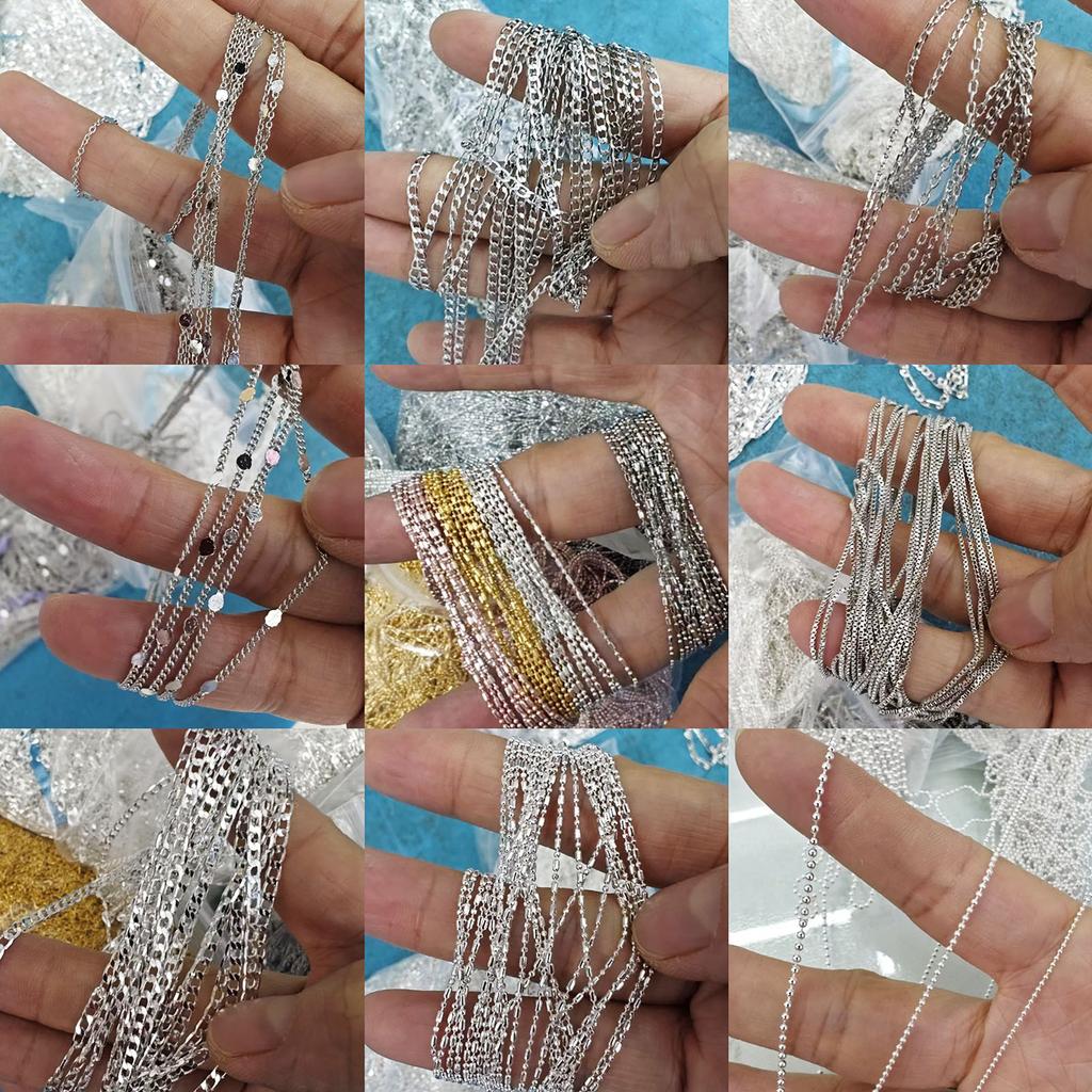 Nail Art Nail Art Jewelry Steel Ball Chain Ultra-Fine Metal 6-Grid Mixed Turntable Jewelry Decoration