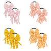 Baby Girls Hair Ties with Bows 2.7 Inch Grosgrain Ribbon Curly Korker Hair Bows Elastic Hair Bands Ponytail Holders for Girls