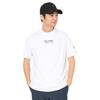 Short Sleeve Mock Neck Shirt -3 C Cool Feeling, Sweat-Wicking, UV Protection Golf C26134184 Men's White