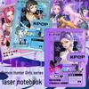 K-Pop Demon Hunter Girl Group Laser Style Portable Loose-Leaf Notebook Planner