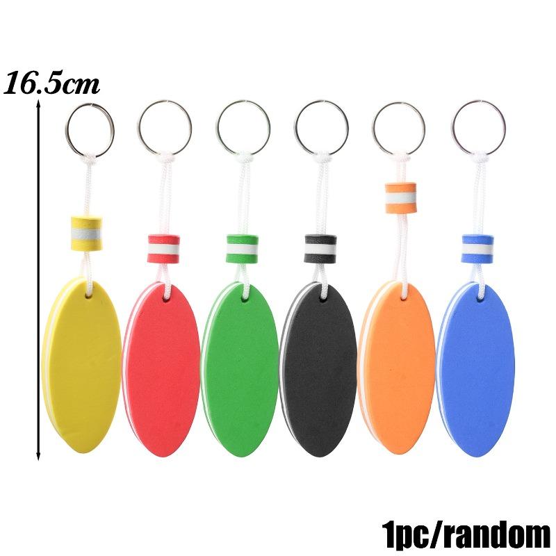 1-6PCS EVA Floating Keychain Boat  Marine Floating Anchor Yacht Key Buckle Sailing Float Rowing Boats Swimming Sport Accessories 1PC