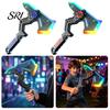 LED Light Battle Ax Spark with Smoke Effect Transforming Weapon 7 Interstellar Toy RGB Colors Dynamic Sound Haptic Feedback for Kids Up
