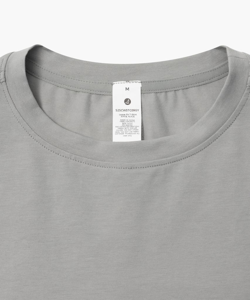 SPERRY Loose Fit Crew Neck Short Sleeve T-Shirt_Gray [Spru_0005]