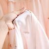 Women's Cloud Cotton Midi Pajama Dress - Fresh Lace, One Size, for Spring & Autumn