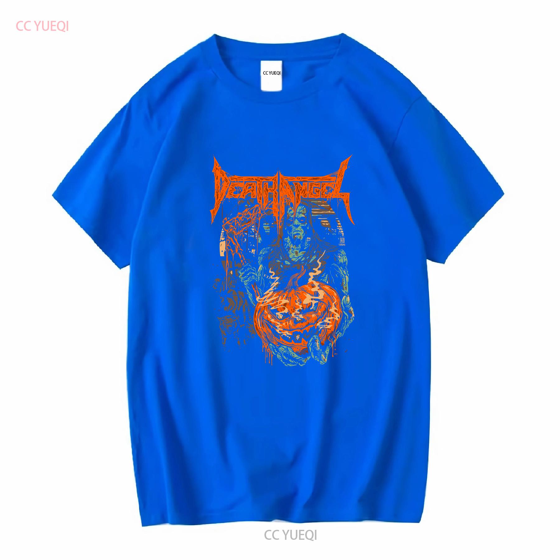 Death Angel band HAPPY HALLOWEEN black T shirt short sleeve All sizes TA5689 vintage Washed Breathable graphic streetwear S