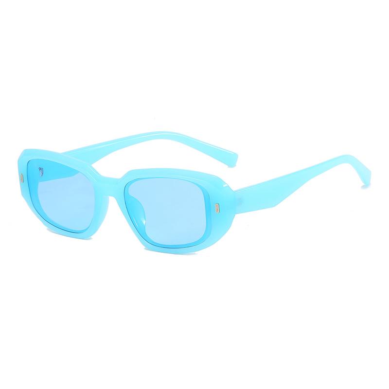 Unisex Small Square Sunglasses Fashion Hip-hop Sun Glasses Candy Color Rice Nail Sunscreen Versatile Sunglass