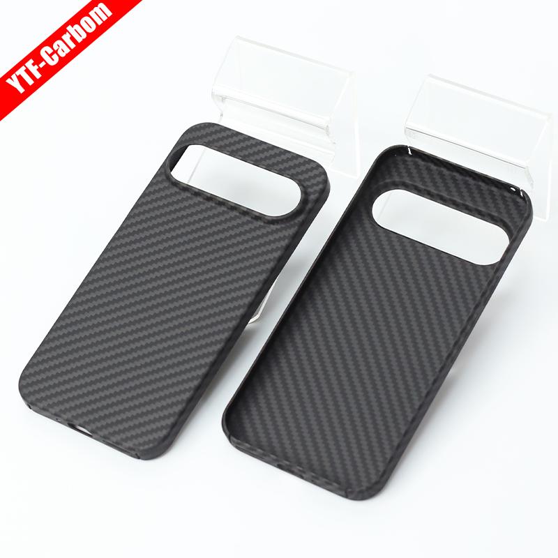YTF-Carbon Carbon fiber case for Google Pixel 9 Pro XL Anti-fall Aramid Fiber case Design Pixel 9 cover Thin and light Magnetic