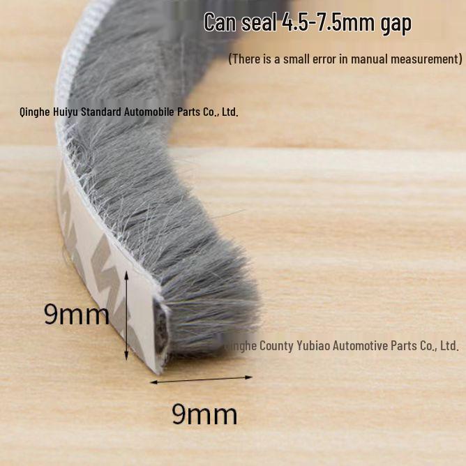 Self-Adhesive Soundproof & Heat Insulation Wool Strip for Doors & Windows - Windproof Gap Sealer