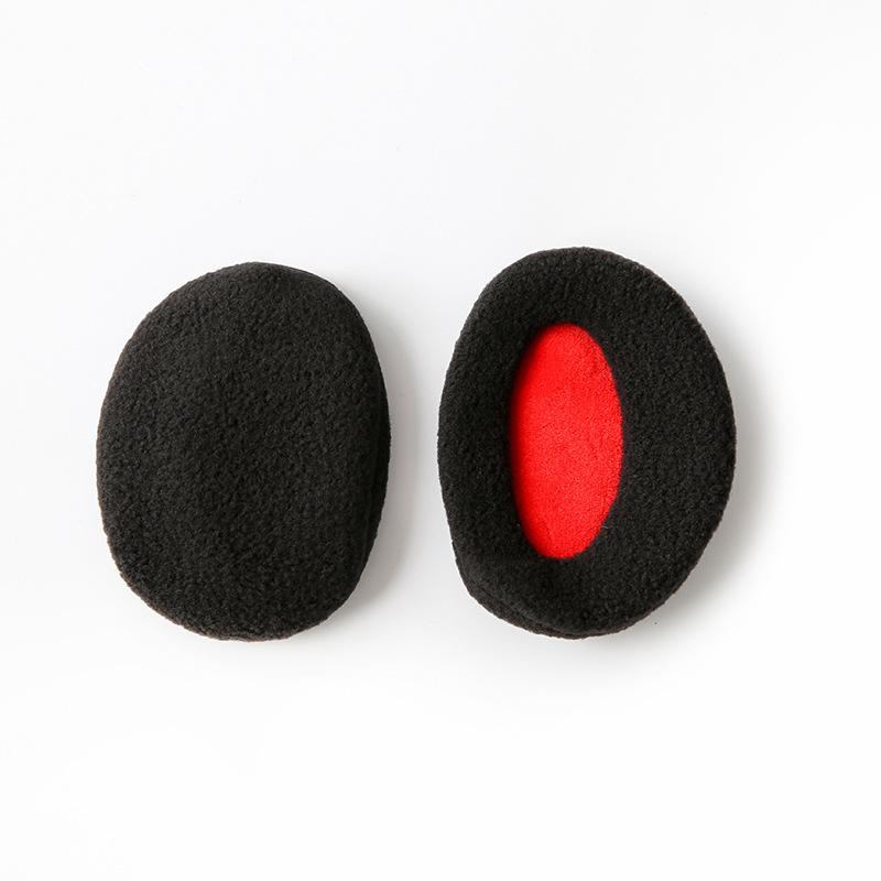 Winter Bandless Ear Muffs Thick Warm Fleece EarMuffs Ear Covers for Women Men Outdoor Cold Weather Windproof Ear Warmer чёрный