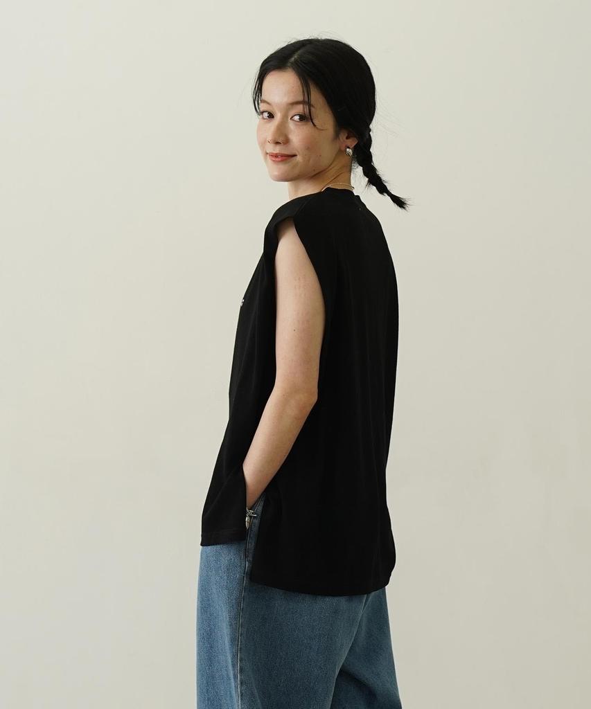 Milkfed Casual Logo Slab Tank Black Women's Top,