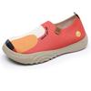 ****** and Autumn New Women's Old ******* Cloth Shoes Trend Painted Casual Shoes S**t Sole S**t Surface Flying Weave Thick Sole One-pedal Single Shoes