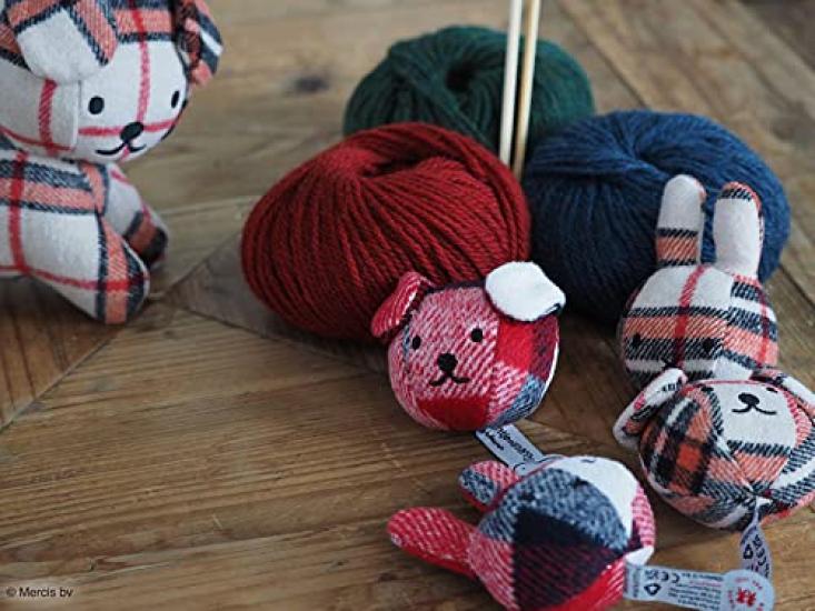 Bon Ton Toys Miffy Check Bag Charm Beige Gift Keychain, (BTT-023BE)